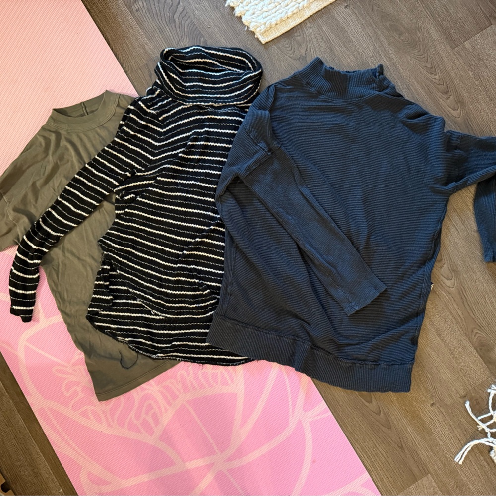 3 Free people tunics sm/med lot
